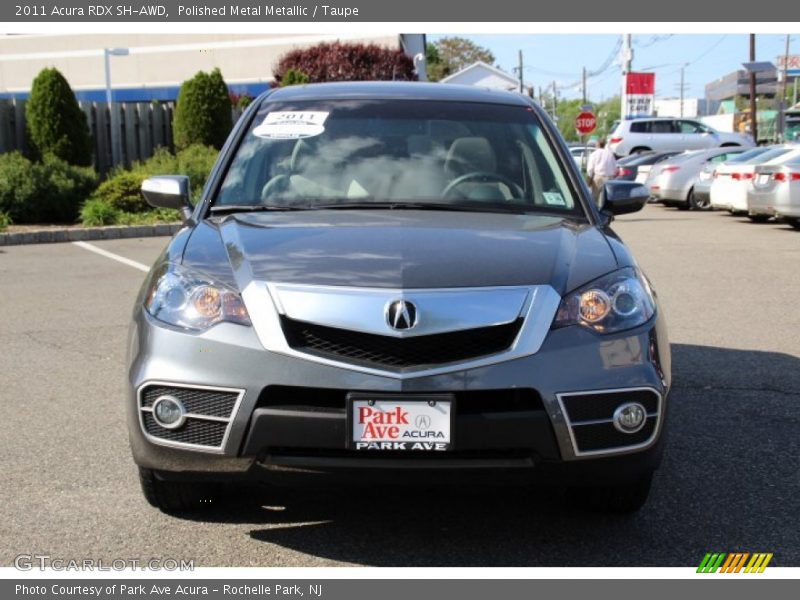 Polished Metal Metallic / Taupe 2011 Acura RDX SH-AWD