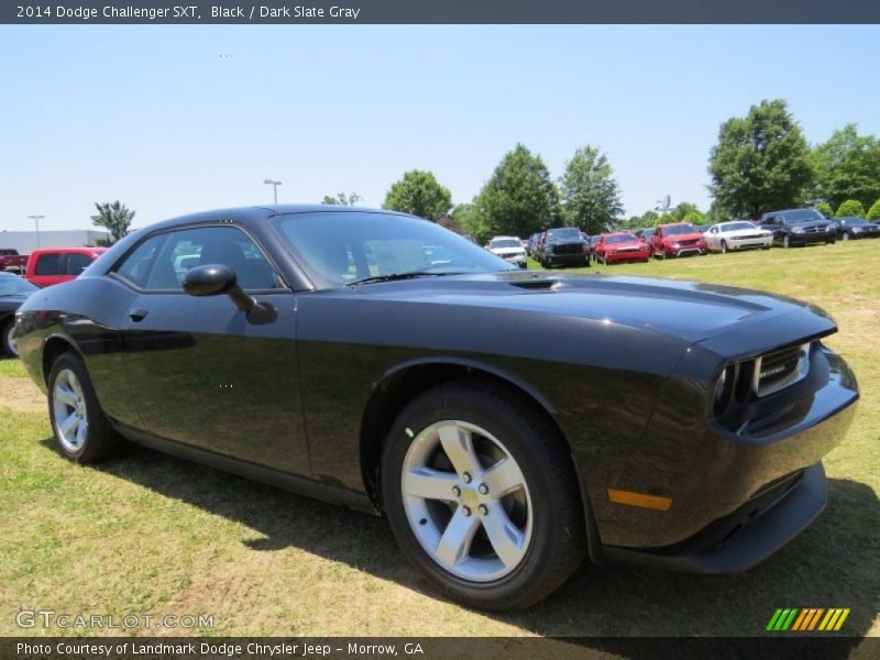 Black / Dark Slate Gray 2014 Dodge Challenger SXT