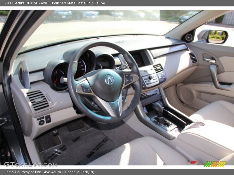 Polished Metal Metallic / Taupe 2011 Acura RDX SH-AWD