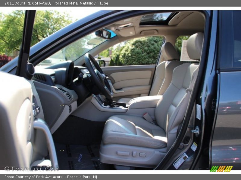 Polished Metal Metallic / Taupe 2011 Acura RDX SH-AWD