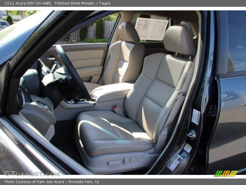 Polished Metal Metallic / Taupe 2011 Acura RDX SH-AWD