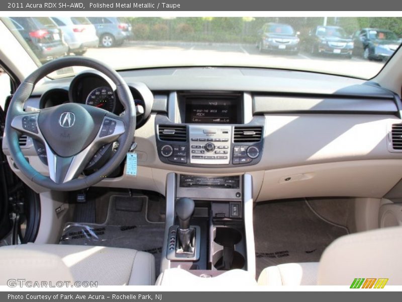 Polished Metal Metallic / Taupe 2011 Acura RDX SH-AWD