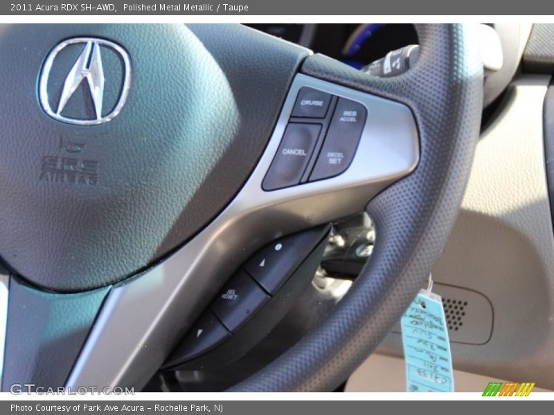 Polished Metal Metallic / Taupe 2011 Acura RDX SH-AWD