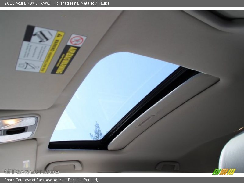 Polished Metal Metallic / Taupe 2011 Acura RDX SH-AWD