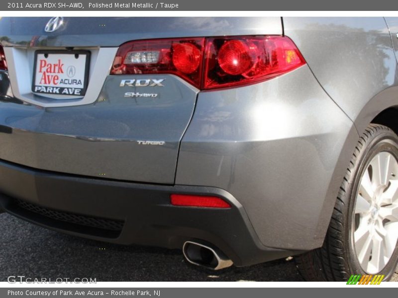 Polished Metal Metallic / Taupe 2011 Acura RDX SH-AWD