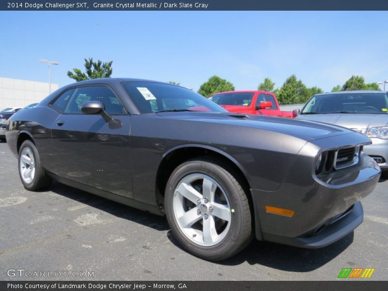 Granite Crystal Metallic / Dark Slate Gray 2014 Dodge Challenger SXT