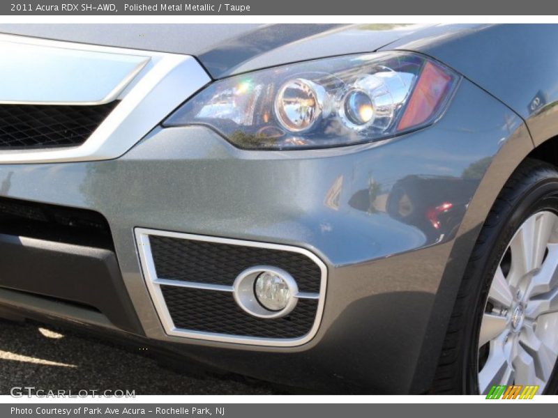 Polished Metal Metallic / Taupe 2011 Acura RDX SH-AWD