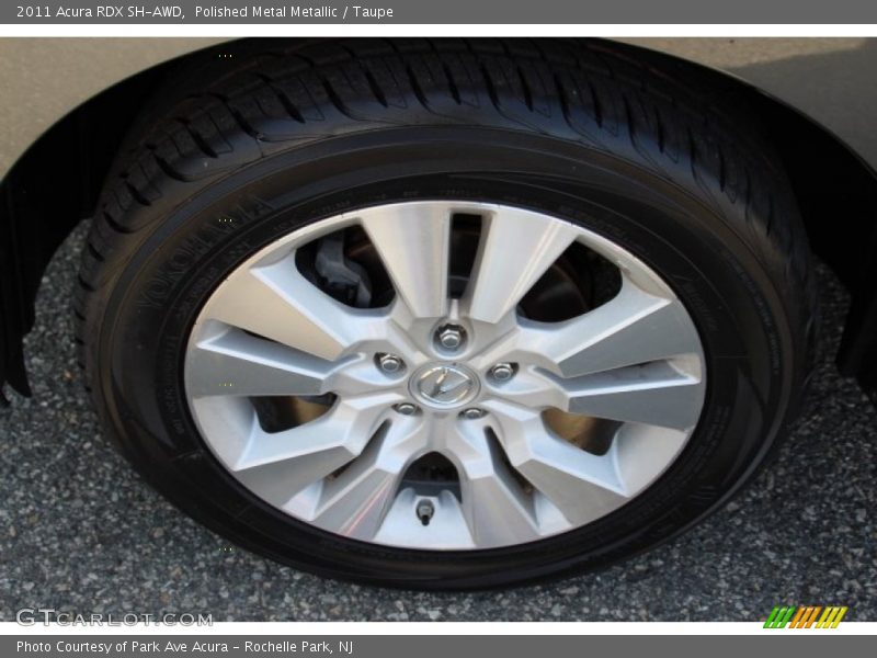 Polished Metal Metallic / Taupe 2011 Acura RDX SH-AWD