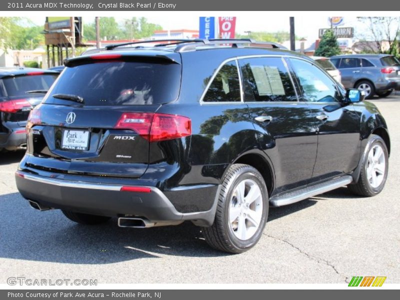 Crystal Black Pearl / Ebony 2011 Acura MDX Technology