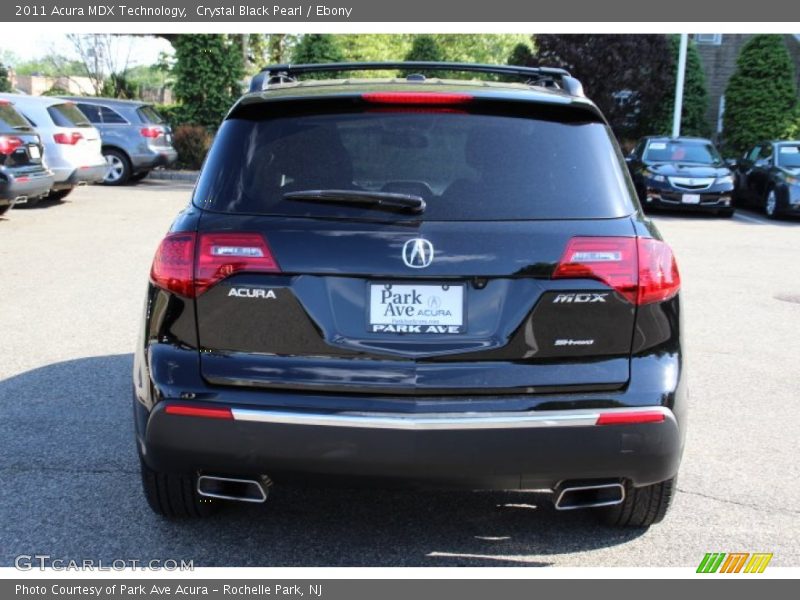 Crystal Black Pearl / Ebony 2011 Acura MDX Technology