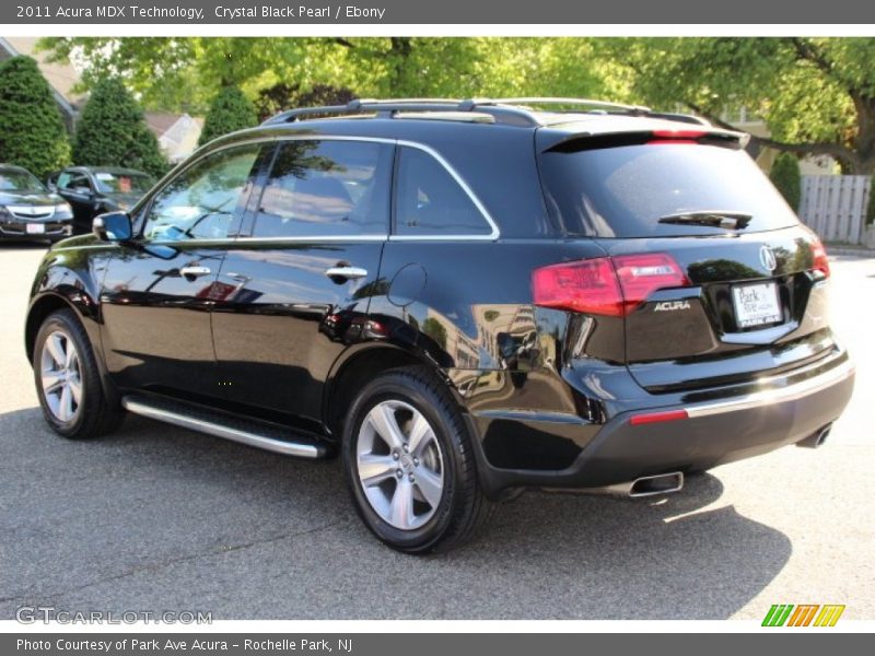 Crystal Black Pearl / Ebony 2011 Acura MDX Technology