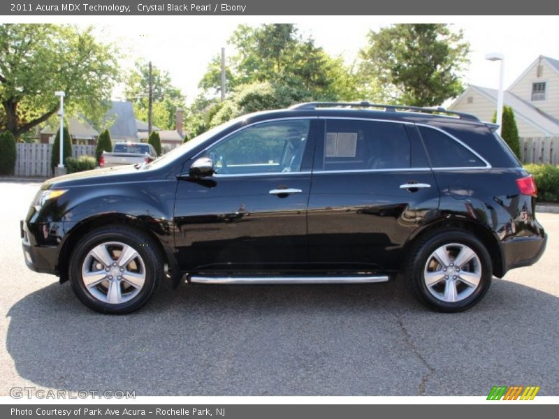 Crystal Black Pearl / Ebony 2011 Acura MDX Technology
