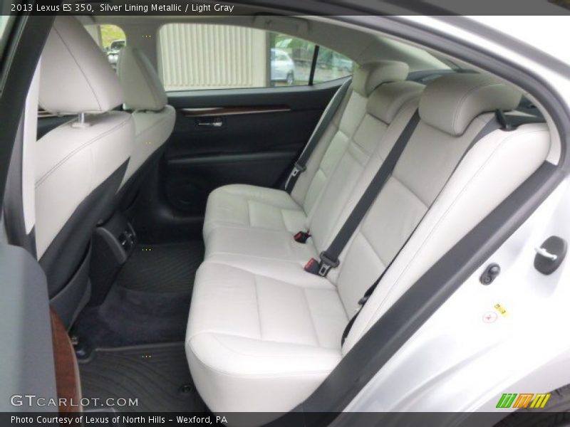 Silver Lining Metallic / Light Gray 2013 Lexus ES 350