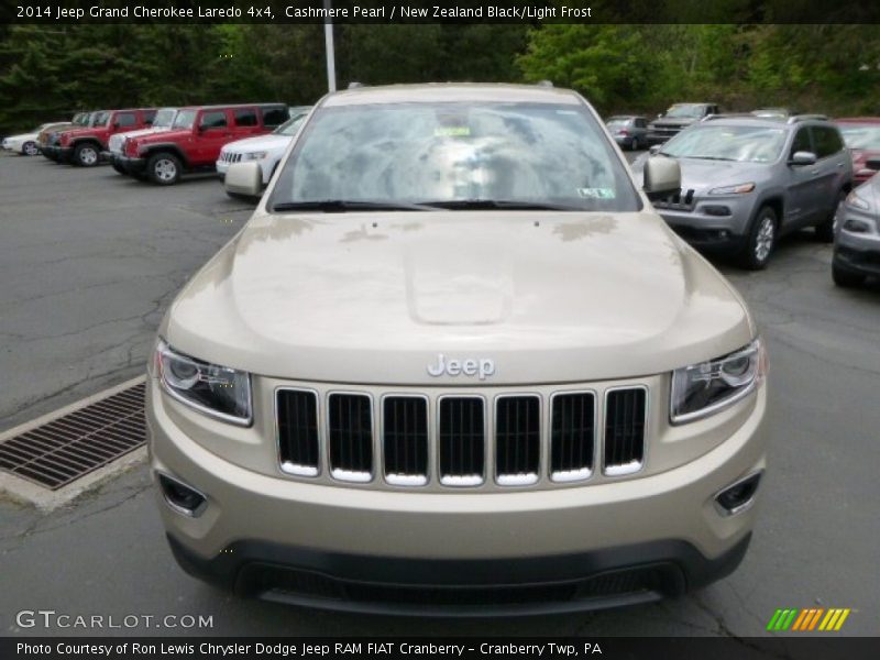 Cashmere Pearl / New Zealand Black/Light Frost 2014 Jeep Grand Cherokee Laredo 4x4