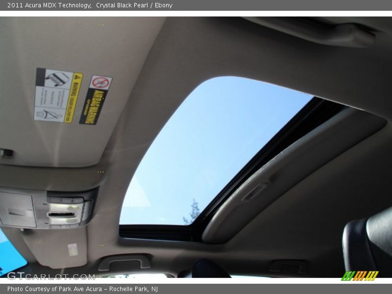 Crystal Black Pearl / Ebony 2011 Acura MDX Technology