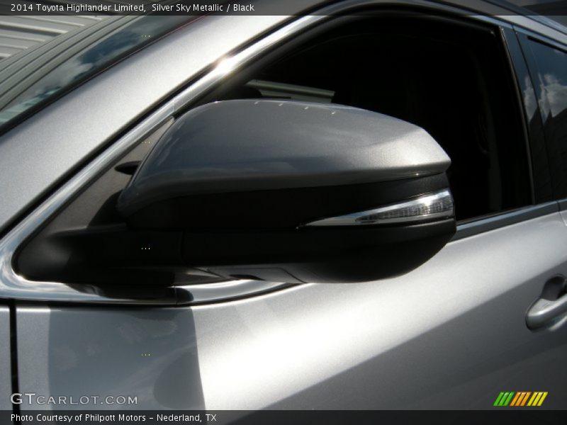 Silver Sky Metallic / Black 2014 Toyota Highlander Limited