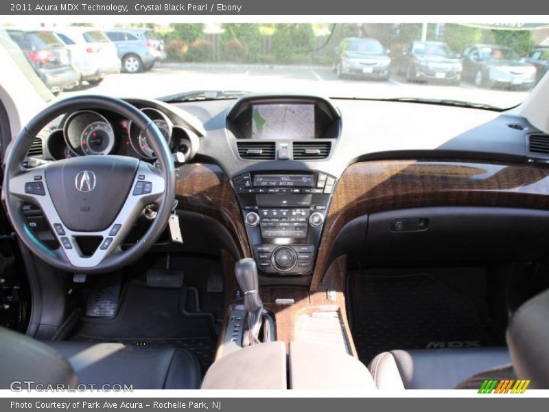 Crystal Black Pearl / Ebony 2011 Acura MDX Technology
