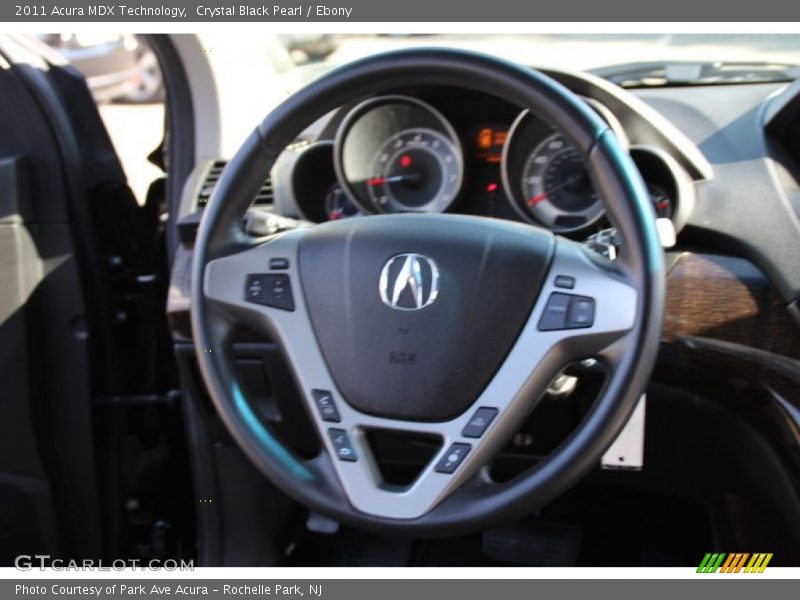 Crystal Black Pearl / Ebony 2011 Acura MDX Technology