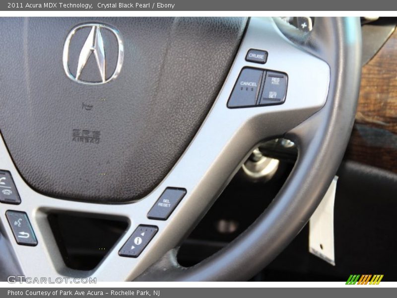 Crystal Black Pearl / Ebony 2011 Acura MDX Technology