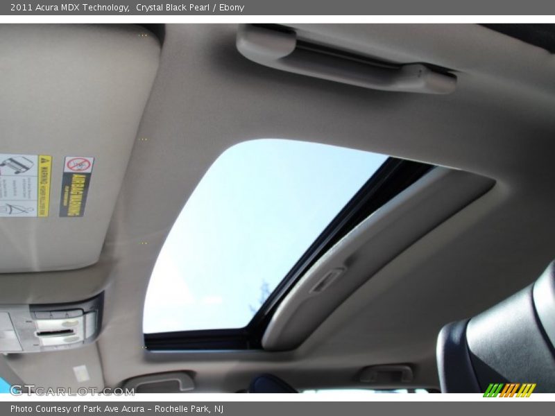 Crystal Black Pearl / Ebony 2011 Acura MDX Technology