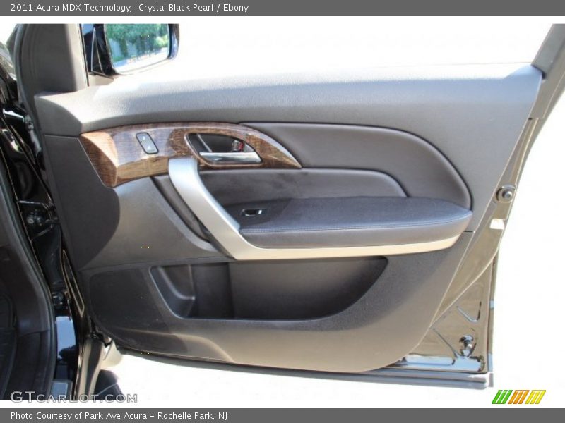 Crystal Black Pearl / Ebony 2011 Acura MDX Technology