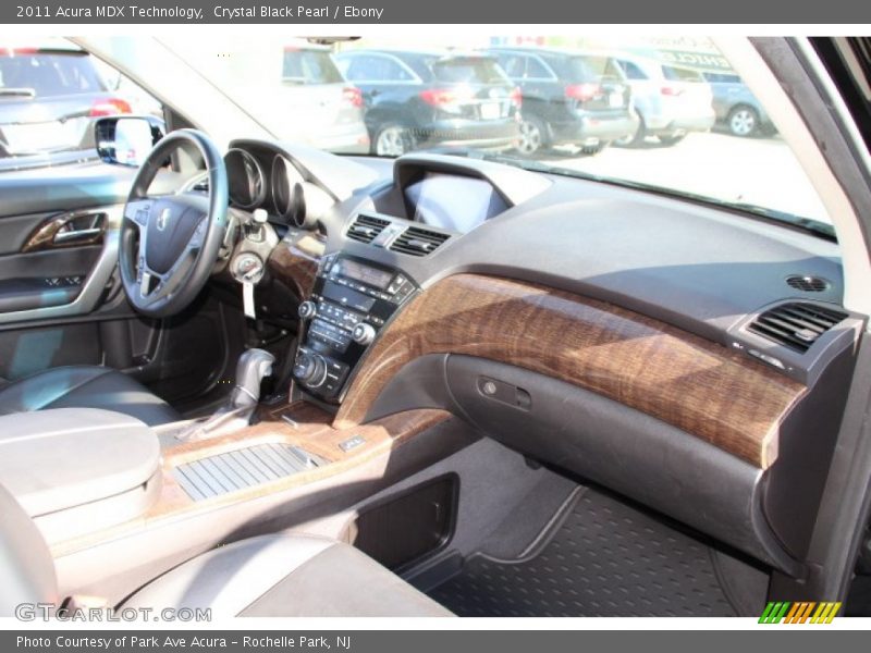 Crystal Black Pearl / Ebony 2011 Acura MDX Technology
