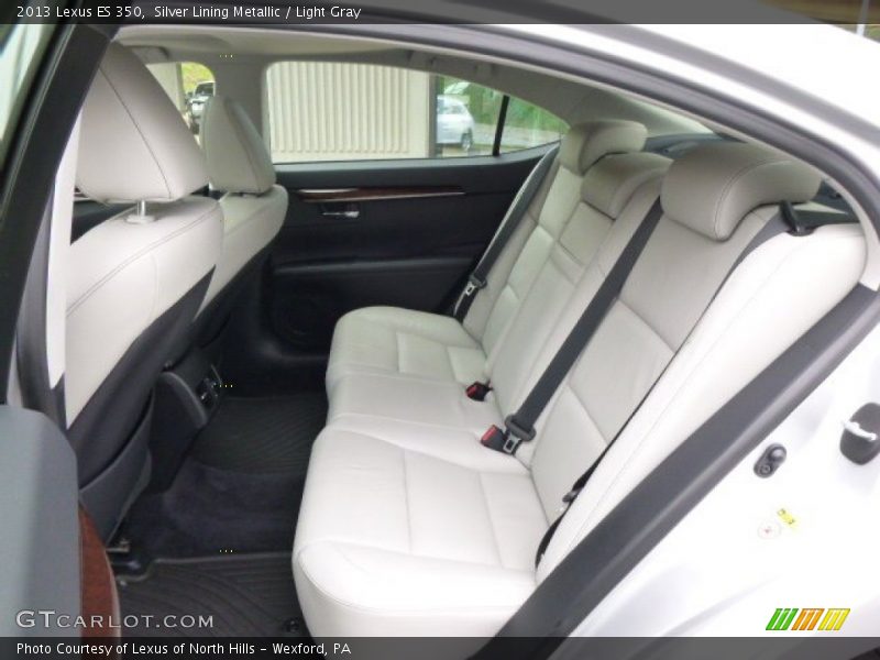 Silver Lining Metallic / Light Gray 2013 Lexus ES 350