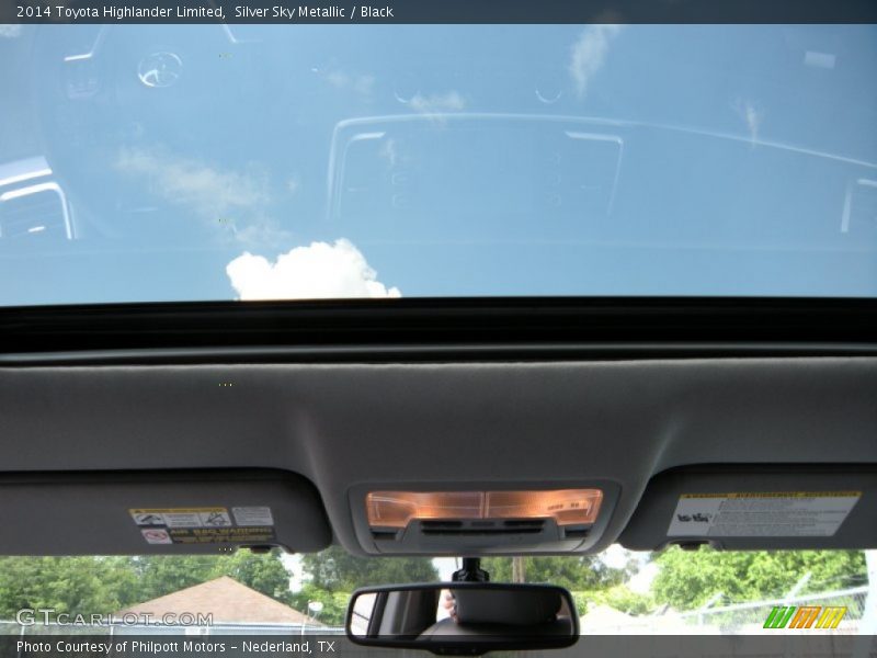Silver Sky Metallic / Black 2014 Toyota Highlander Limited
