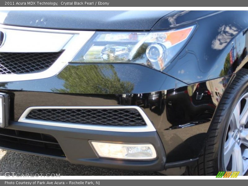 Crystal Black Pearl / Ebony 2011 Acura MDX Technology