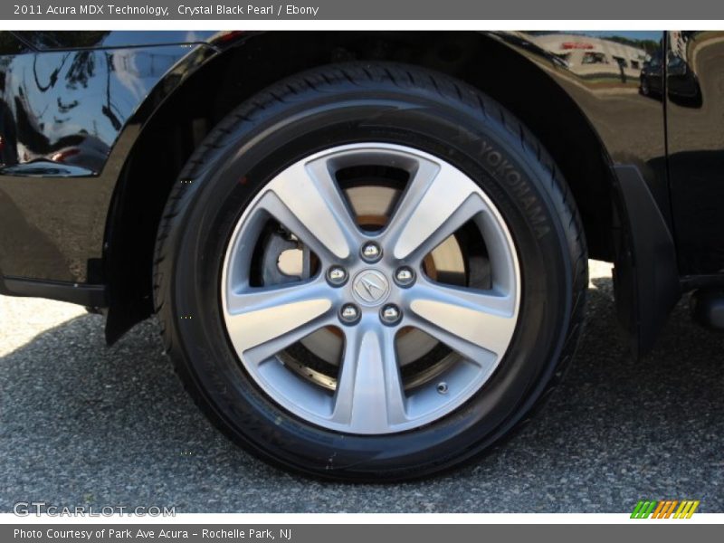 Crystal Black Pearl / Ebony 2011 Acura MDX Technology