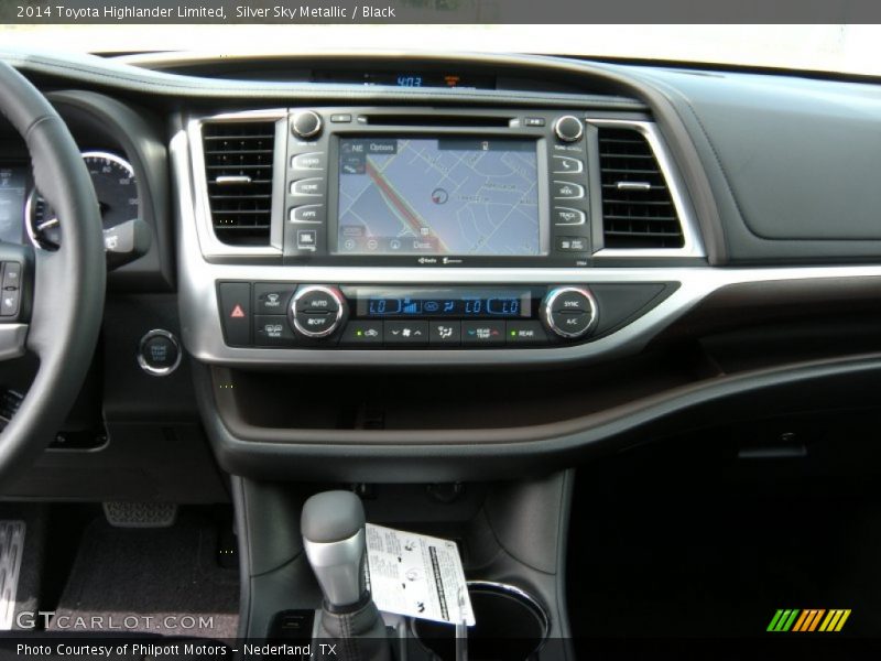 Silver Sky Metallic / Black 2014 Toyota Highlander Limited
