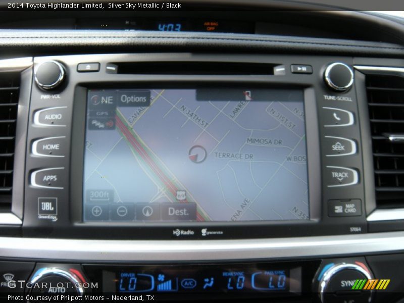 Silver Sky Metallic / Black 2014 Toyota Highlander Limited