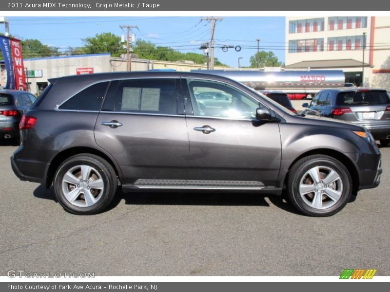 Grigio Metallic / Taupe 2011 Acura MDX Technology