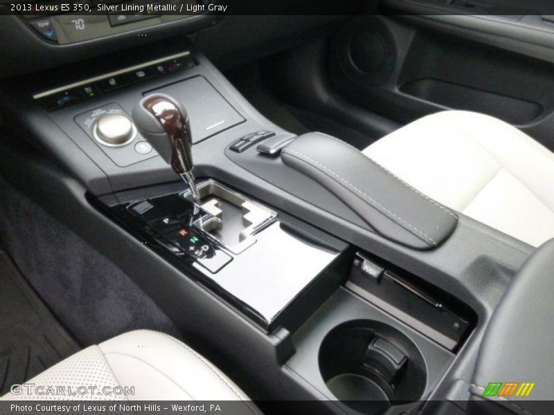 Silver Lining Metallic / Light Gray 2013 Lexus ES 350