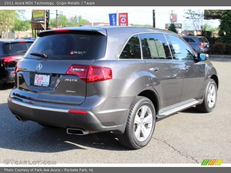 Grigio Metallic / Taupe 2011 Acura MDX Technology