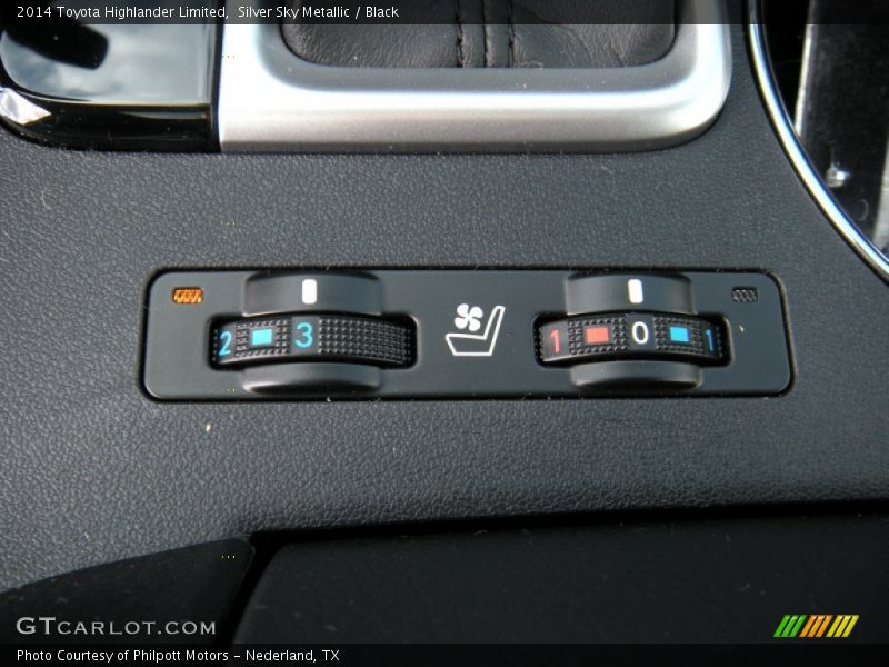 Controls of 2014 Highlander Limited