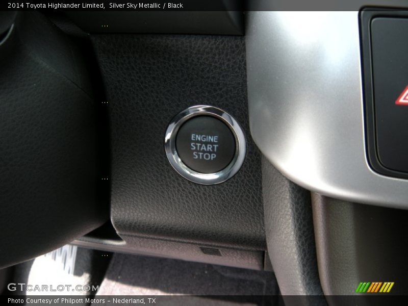 Silver Sky Metallic / Black 2014 Toyota Highlander Limited