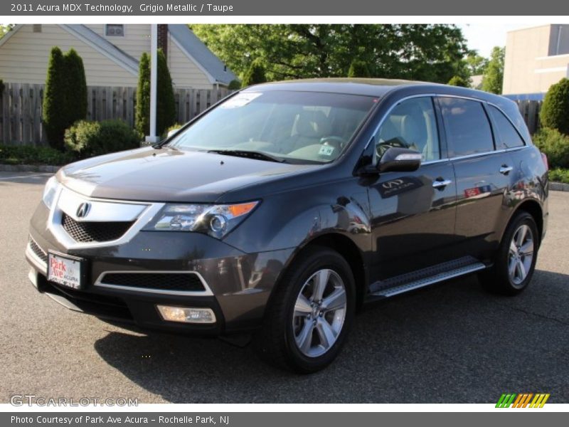 Grigio Metallic / Taupe 2011 Acura MDX Technology