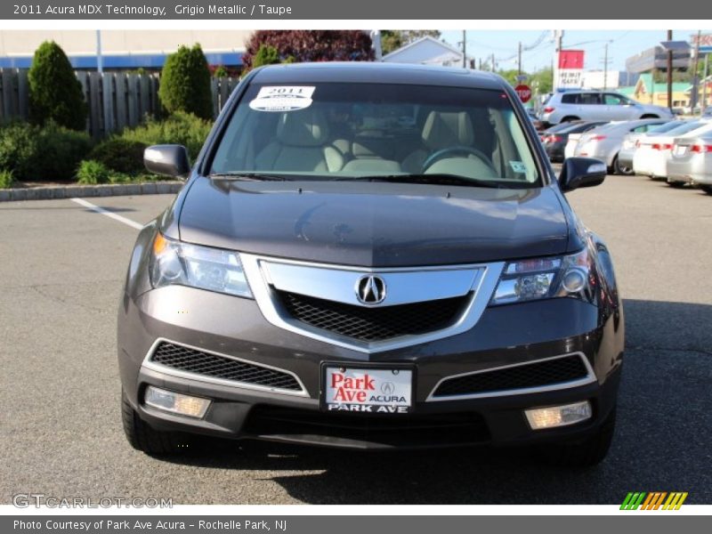 Grigio Metallic / Taupe 2011 Acura MDX Technology