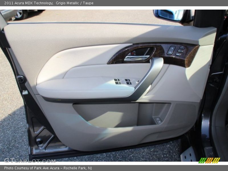 Grigio Metallic / Taupe 2011 Acura MDX Technology