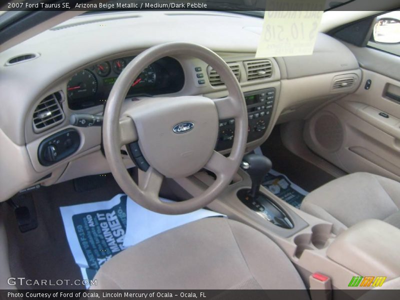 Arizona Beige Metallic / Medium/Dark Pebble 2007 Ford Taurus SE