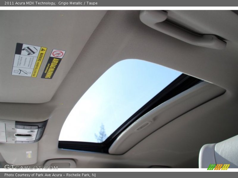 Grigio Metallic / Taupe 2011 Acura MDX Technology