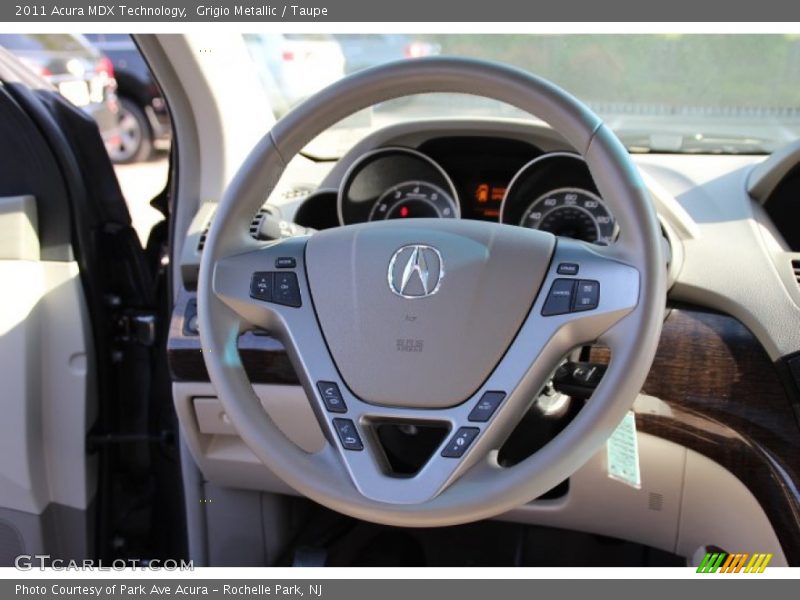 Grigio Metallic / Taupe 2011 Acura MDX Technology