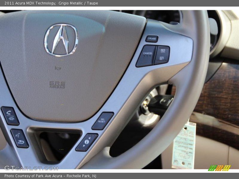 Grigio Metallic / Taupe 2011 Acura MDX Technology