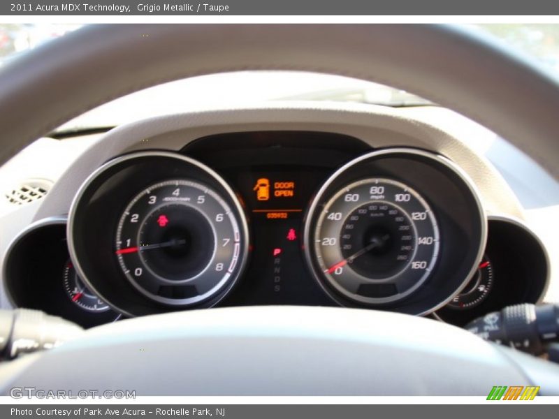 Grigio Metallic / Taupe 2011 Acura MDX Technology
