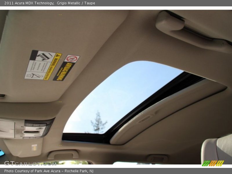 Grigio Metallic / Taupe 2011 Acura MDX Technology