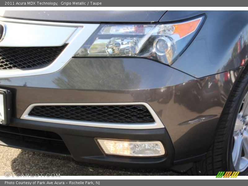 Grigio Metallic / Taupe 2011 Acura MDX Technology
