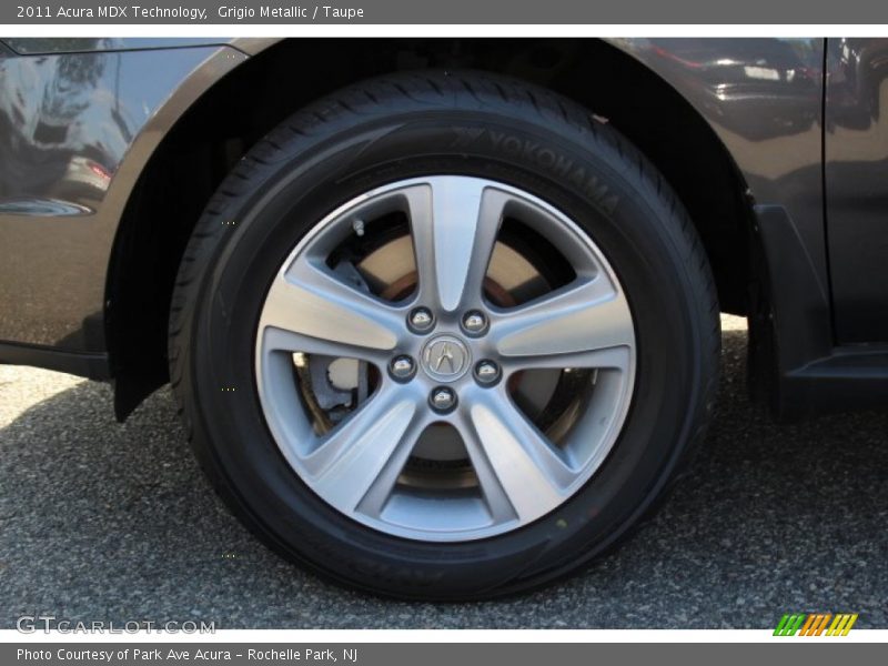 Grigio Metallic / Taupe 2011 Acura MDX Technology