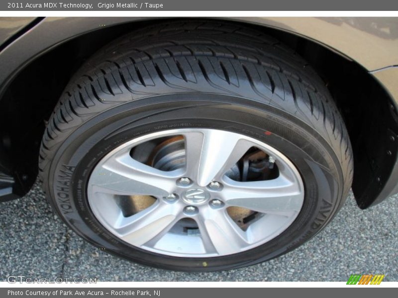 Grigio Metallic / Taupe 2011 Acura MDX Technology