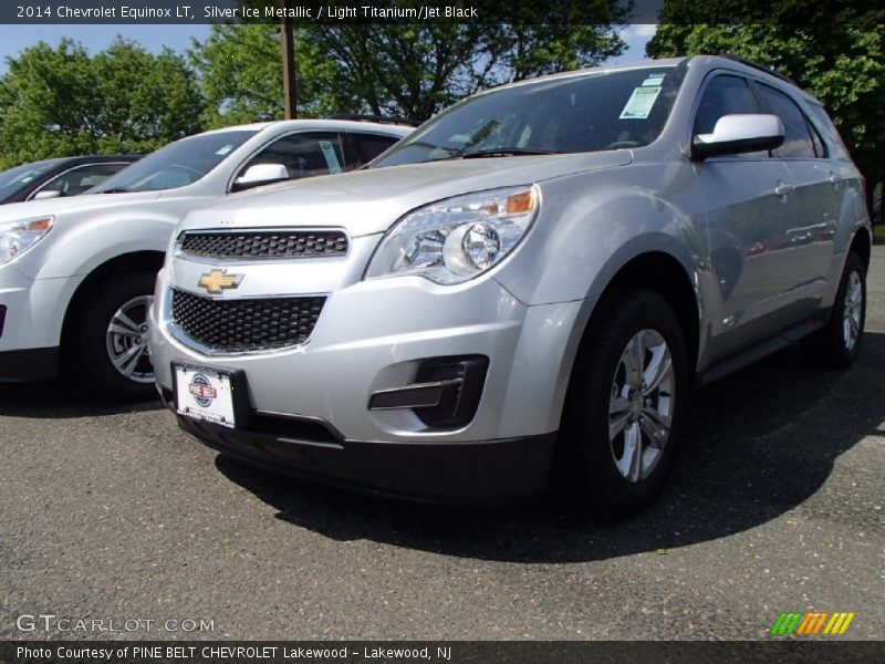 Silver Ice Metallic / Light Titanium/Jet Black 2014 Chevrolet Equinox LT